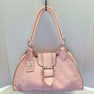 FENDI Selleria Leather Satchel